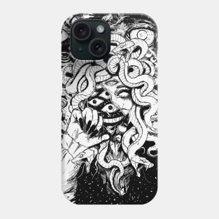 Gothic Manga Medusa - Greek Mythology Lover Snakes Serpens Phone Case