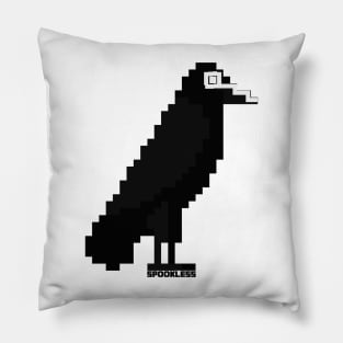 Spookless - Pixel Crow Pillow