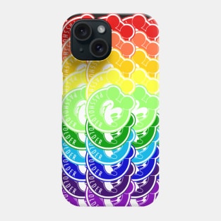 passholder magnet rainbow Phone Case