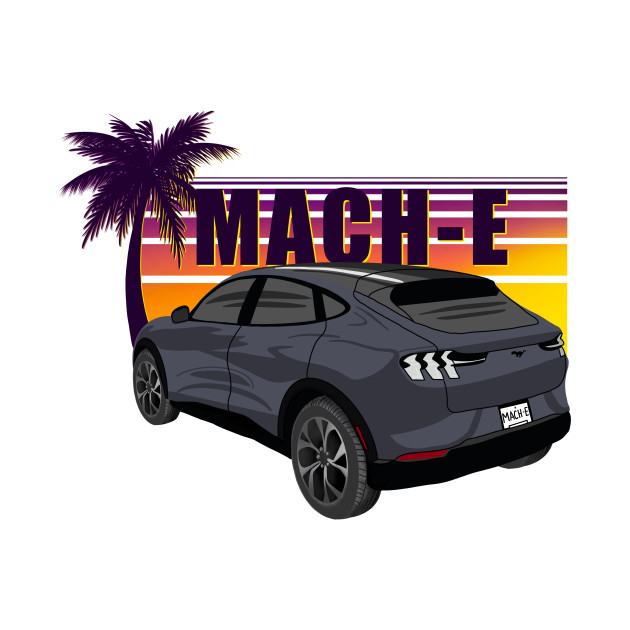 Sunset Mach-E in Carbonized Gray - Mustang Mach E - Phone Case
