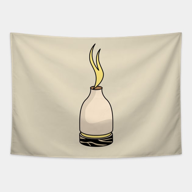 Yellow Air Diffuser Tapestry by MOULE