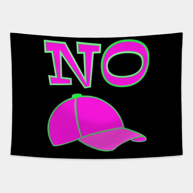 No cap pink green fluorescent colors for real word play Tapestry by BrederWorks