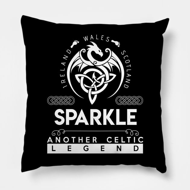 Sparkle Name T Shirt - Another Celtic Legend Sparkle Dragon Gift Item Pillow by harpermargy8920