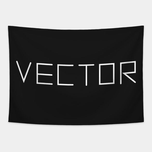 VECTOR Arcade Machine Text Tapestry by MeatMan