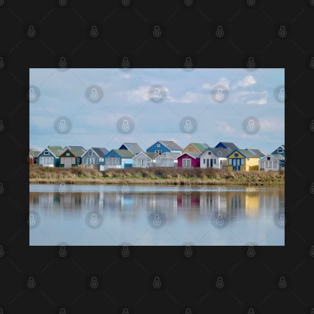 Beach Huts - Mudeford Spit, Christchurch, Dorset by FrancesArt