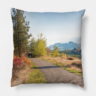 Hiking the Kettle Valley Rail Trail in October Pillow