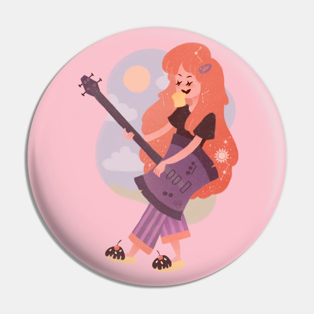 Early Morning Jam (and Toast) Session Pin by artofannabellepullen