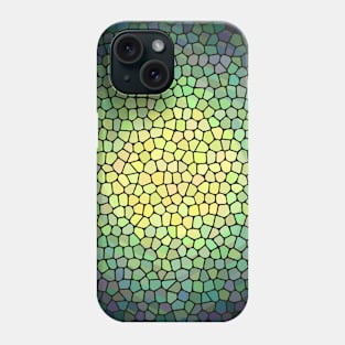 Stained Glass Green (Yellow) Sphere Phone Case