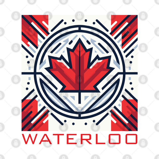 Waterloo Ontario Canada Flag by Heartsake