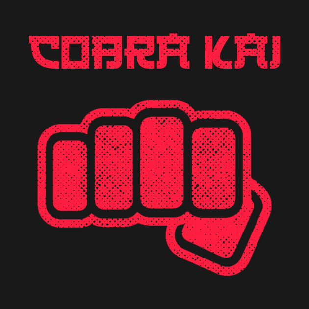 COBRA KAI design ✅ strike first nostalgia 80s tv dark pink version by leepianti