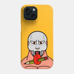 With a Pencil in Tongue Phone Case