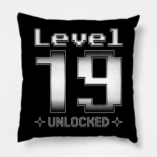 Level 19 Unlocked Pillow