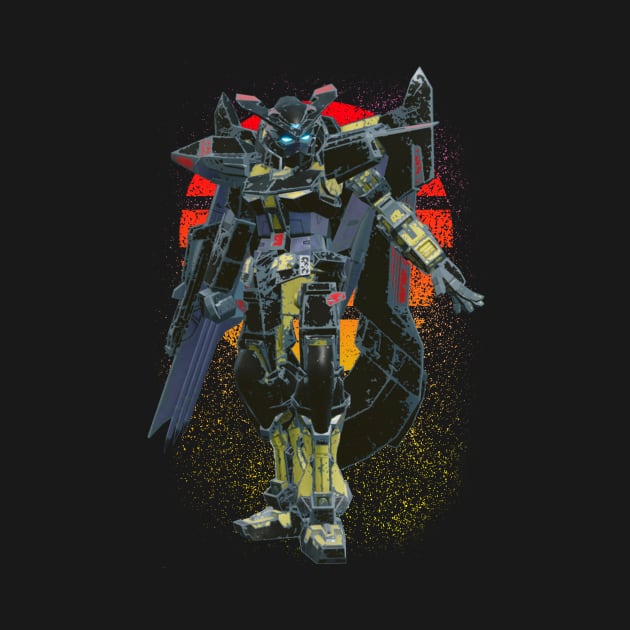 Gundam Astray Gold Frame by gblackid