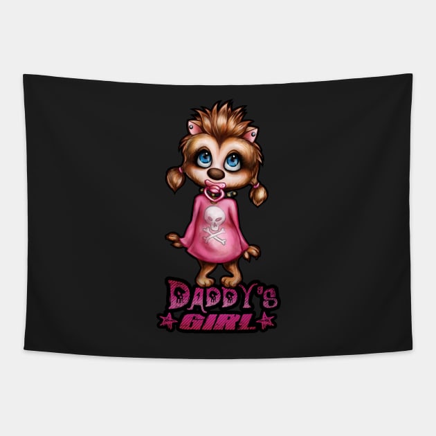 Daddy's Girl Tapestry by Ellador