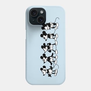 Cartoon Mouse Moods in Steamboat Willie 1928 Phone Case