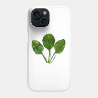 Spinach leaves Phone Case