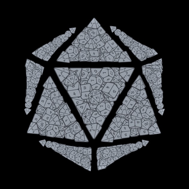 D20 Mosaic by Shiron