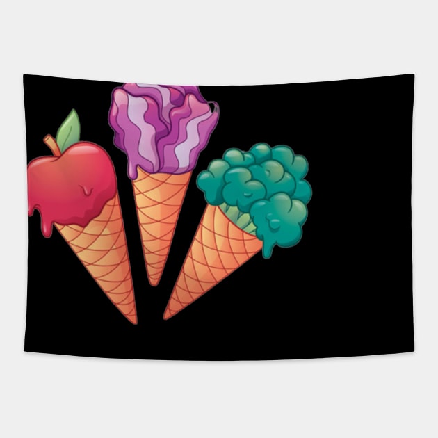 ice cream Tapestry by Breshka