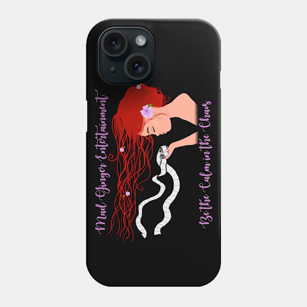 Calm in the Chaos Phone Case by Mad Ginger Entertainment 