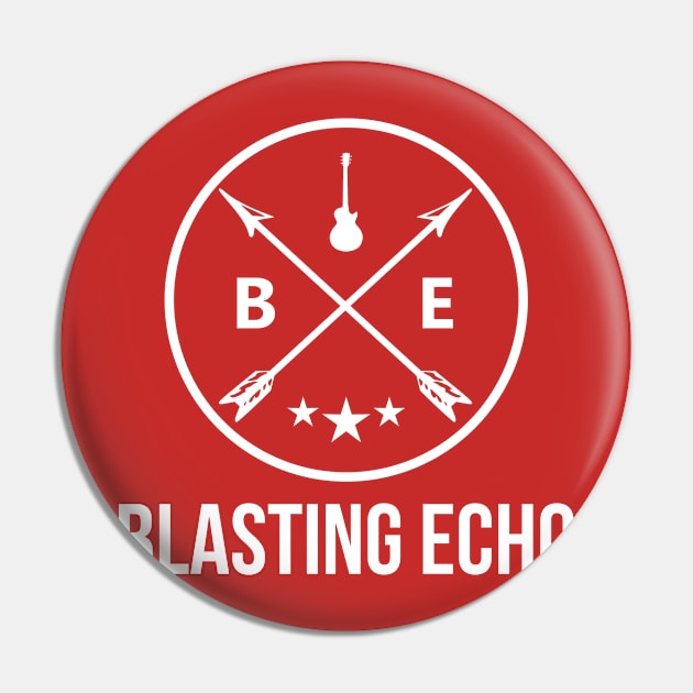 Blasting Echo Emblem White Pin by BlastingEcho