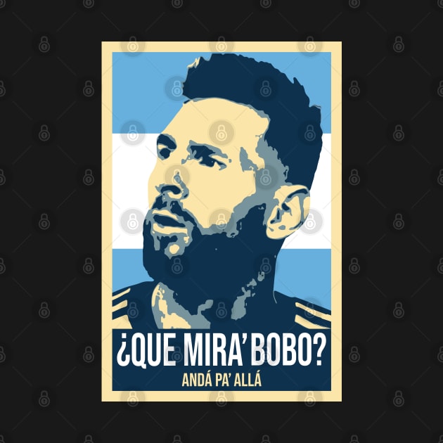 Messi - Qué mira bobo? Andá pa allá - Lionel Messi shirt meme v2 by LucioDarkTees