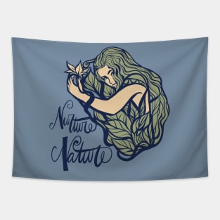 Nurture Nature Dryad Nature Nymph Tapestry