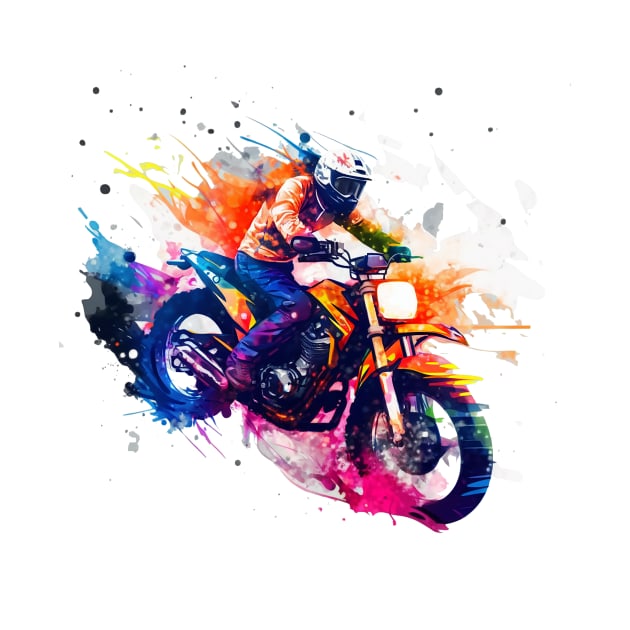 Dirt biking by advmotoart