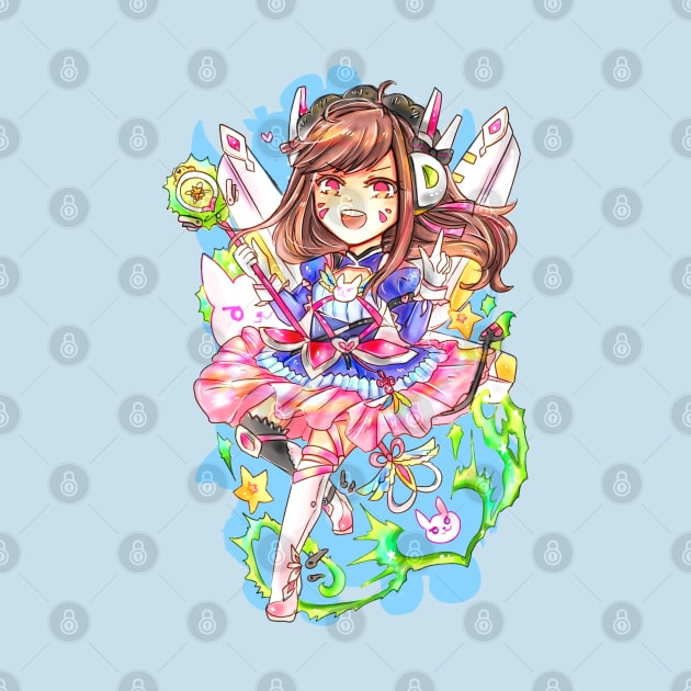 Magical D.Va by candypiggy