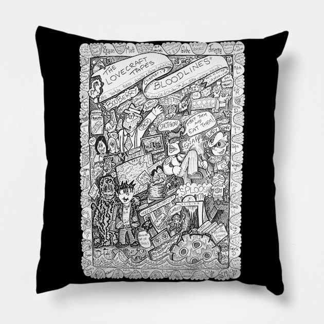 Chapter 7 BLOODLINES Pillow by The Lovecraft Tapes