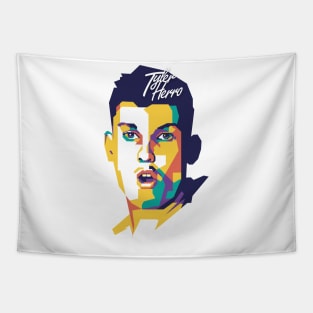 Tyler Herro Miami Heat Pop Art Style Tapestry