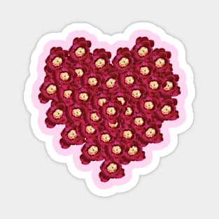 Happy Valentine Day - Peony Love Magnet