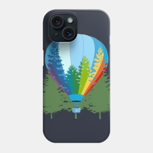 Rise Up in a Rainbow Balloon! Phone Case