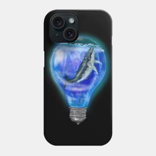 whale in the lamp Phone Case