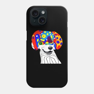 Psychedelic dog Phone Case