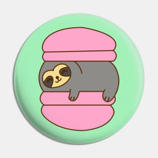 Macaron Sloth Pin