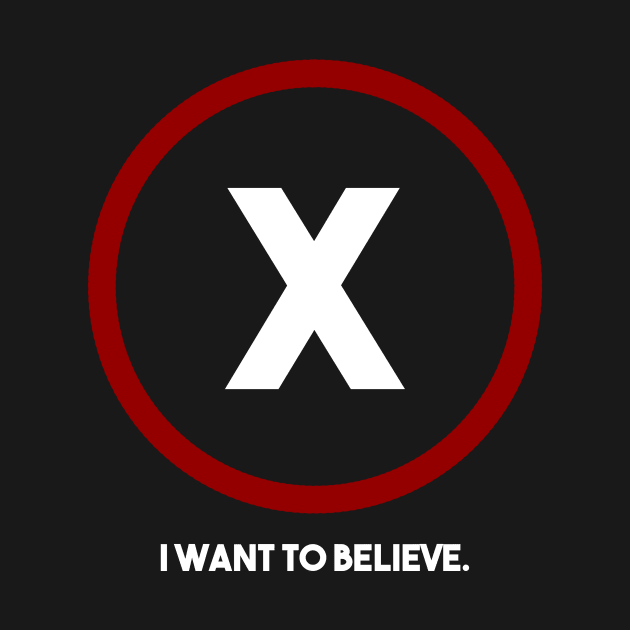 The X Files Logo T-Shirt by thepeartree