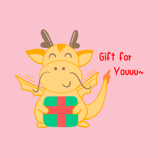 Dragon give a present T-Shirt