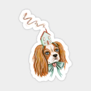 Harriet the cavalier king Charles spaniel Magnet