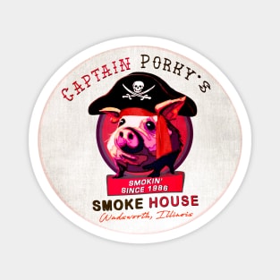 Captain Porky's Smoke House • Wadsworth, Illinois Magnet