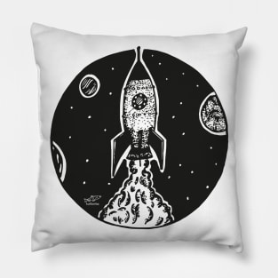 Rocket Ship Pillow