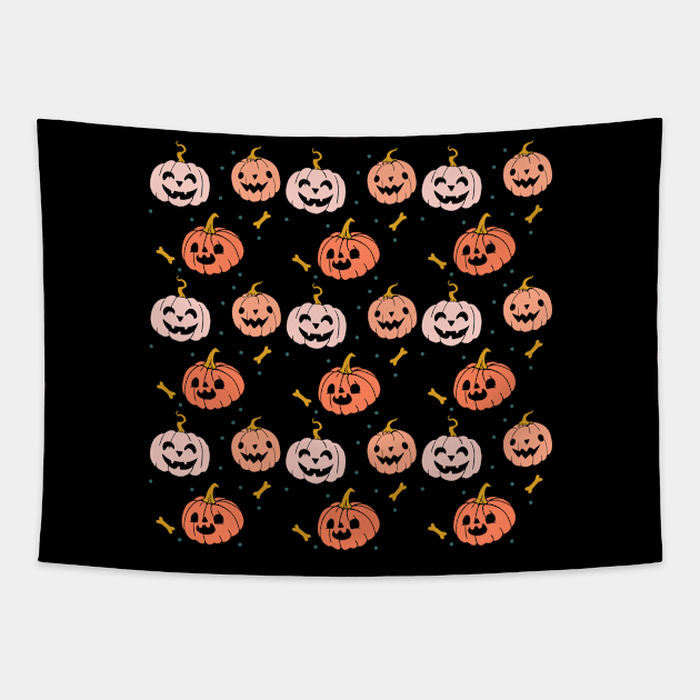 Halloween pumpkin Tapestry by Signum