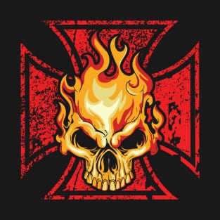 Flaming Skull T-Shirt