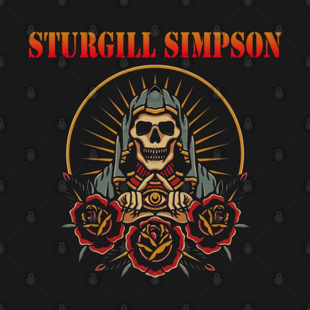 skull triangle sturgill simpson by Art by neschtoons