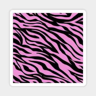 Tiger Print Pink Magnet