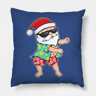 Flossing Santa Pillow