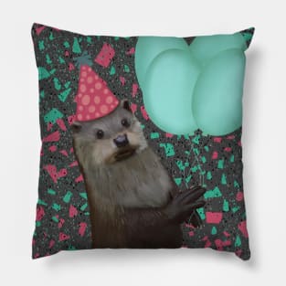 Cute Bday Otter Pillow