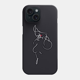 Noir lady Phone Case