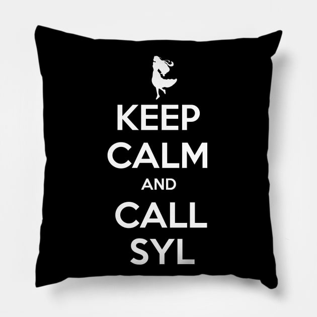 keep calm and call Syl Pillow by CAUTODIPELO