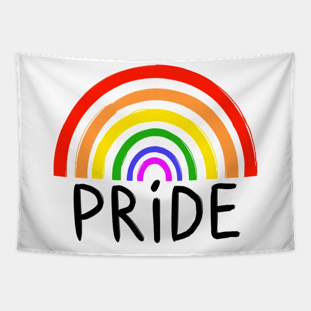 Rainbow Pride Tapestry by Micah