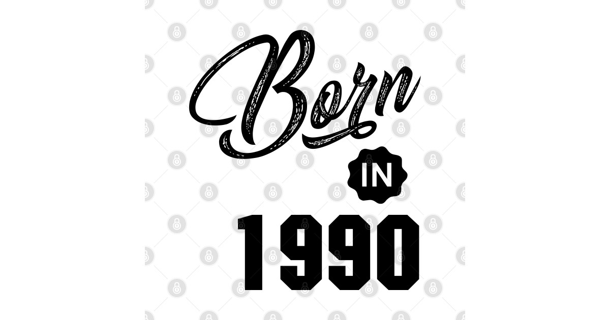 Born in 1990 1990 TShirt TeePublic